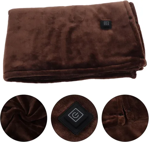 Miniatura 3 de Manta eléctrica tamaño matrimonial – Calentador de cama con 3 calor y franela suave lavable de alta calidad, apagado automático, sobrecalor