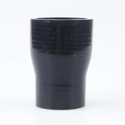 Miniatura 56 de AC PERFORMANCE ID de 1-1/8" a 1" (44mm a 25mm) Manguera de silicona recta reductora de 3 capas reforzada, negra, de 3" de longitud