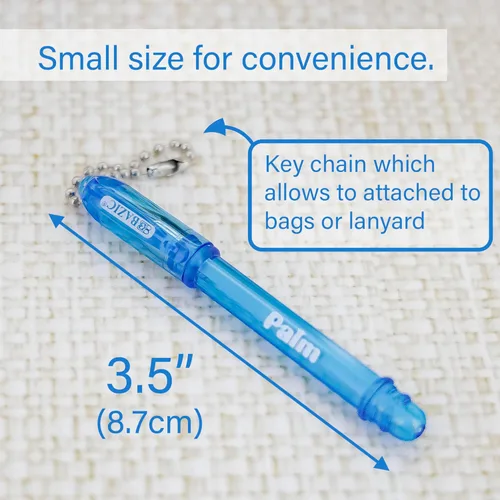 Miniatura 2 de BAZIC PRODUCTS Palm - Mini bolígrafo con llavero, 5 unidades, para escritura escolar, oficina, caja de 24
