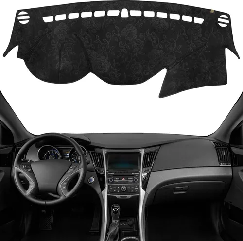 Miniatura 16 de Cubierta de tablero Tapete de salpicadero Compatible con Hyundai Tucson 2015-2010, 2015 IX35 (para transmisión manual izquierda), tapete
