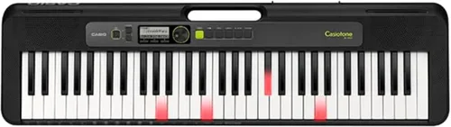 Casio Casiotone LK-S250 - Teclado portátil iluminado de 61 teclas | Respuesta táctil | Sistema de iluminación de teclas, 400 tonos, modo de música
