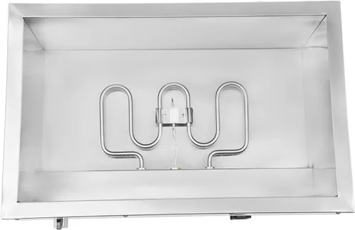 Miniatura 5 de Calentador eléctrico comercial de 4 sartenes, calentador de sopa de acero inoxidable de 1500 W, recipiente para encimera de buffet Bain Marie