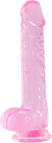 Miniatura 7 de Consolador grande de gelatina de 8.5 pulgadas que brilla en la oscuridad, con fuerte ventosa para hombres y mujeres