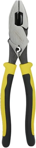 Miniatura 5 de Klein Tools J213-9NECR Alicates Journeyman para Conectores de Crimpado Lateral, Fabricado en Estados Unidos, con Diseño de Alto Apalancamiento
