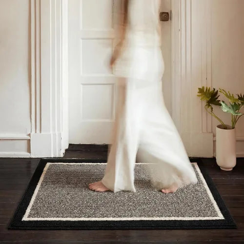 Miniatura 22 de GRANNY SAYS Tapete para puerta, de 32 x 20 pulgadas, tapete de bienvenida para exteriores, antideslizante, absorbe la suciedad para la entrada