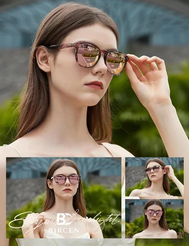 Miniatura 22 de Gafas de sol polarizadas para mujer con protección UV para mujer, a la moda, grandes sombras con marco de acetato BC2110