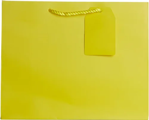 Miniatura 10 de Jillson Roberts 6 bolsas de regalo grandes de 12.5 x 10 x 5 pulgadas, disponibles en 12 colores sólidos, negro mate