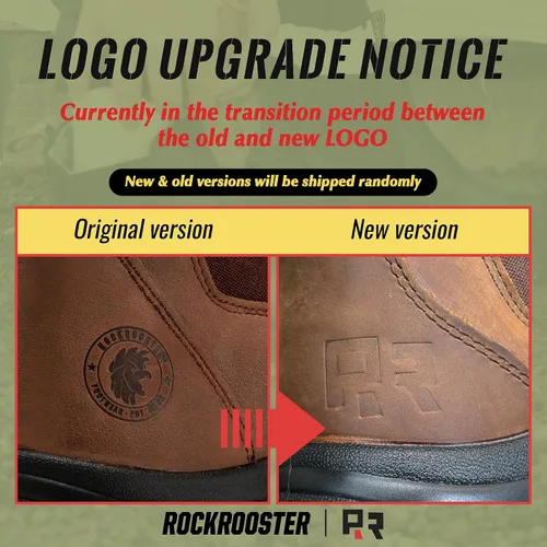 Miniatura 4 de ROCKROOSTER Lumen - Botas Chelsea para hombre, botas de cuero aceitado, botas de trabajo de punta suave de 6 pulgadas, Poron XRD, Coolmax, ASTM