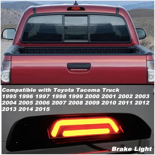 Miniatura 2 de Luces de freno de montaje alto LED de montaje alto, ensamblajes de tercera luz de freno compatibles con Toyota Tacoma Truck 1995-2015 luz trasera