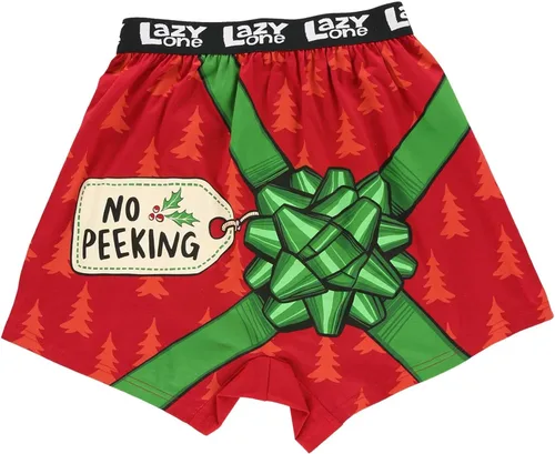 Miniatura 101 de Lazy One Divertidos boxers de animales, ropa interior humorística, novedosos pantalones cortos, regalos de broma para hombres