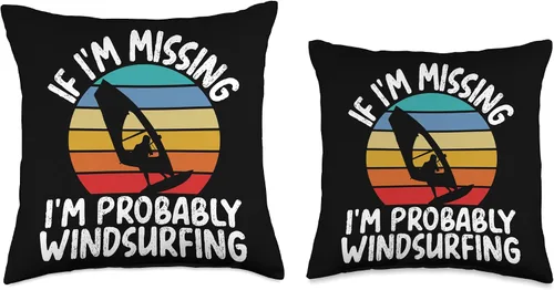 Miniatura 3 de Windsurfing Surfing Board Water Sports Throw Pillow