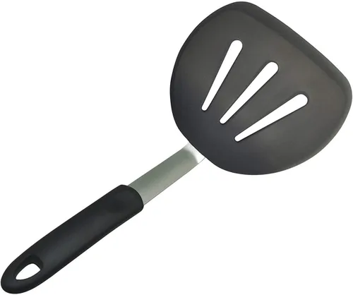 Miniatura 2 de Volteador de silicona, aleta perfecta para panqueques y volteador de huevos, espátula de goma resistente al calor ancha para alimentos grandes