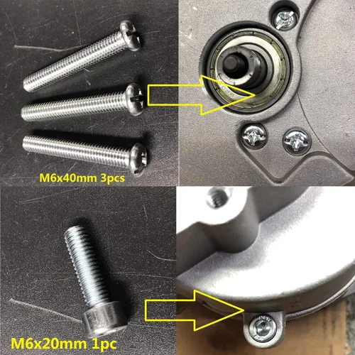 Miniatura 4 de Pernos del motor Studs,Juego de tornillos, motor de gas de 2 tiempos yd100/66cc/80cc, bicicleta motorizada a gas