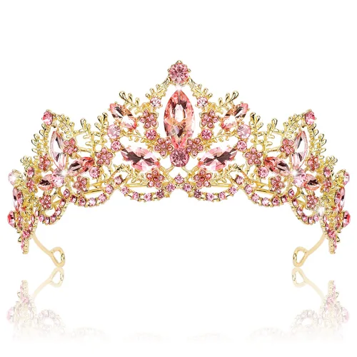 Miniatura 9 de Tiara de plata para boda, tiaras y coronas para mujer, tiara de reina de diamantes de imitación para mujer, corona de princesa, diadema