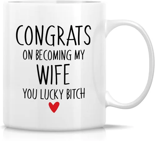 Miniatura 39 de Retreez - Taza divertida con texto en inglés "Once in A While Someone Amazing Comes Along", 325 ml, tazas de café de cerámica, regalos de cumpleaños
