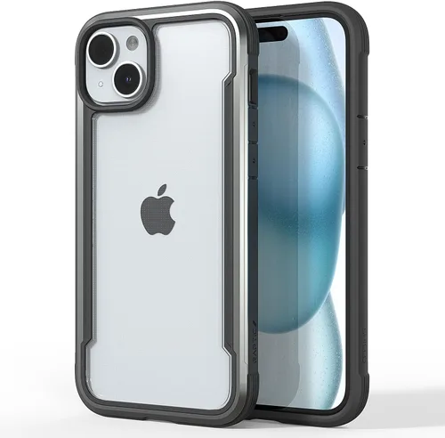 Miniatura 22 de RAPTIC Shield para iPhone 14, funda protectora transparente a prueba de golpes, grado militar, probada en caídas de 10 pies, marco de aluminio