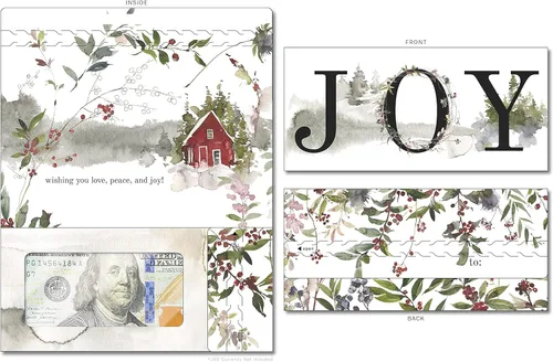 Miniatura 35 de Tarjeta de boda, con dos aperturas de tira para desgarrar, con ventana de plástico transparente que deja ver dinero, cheques o tarjetas de regalo