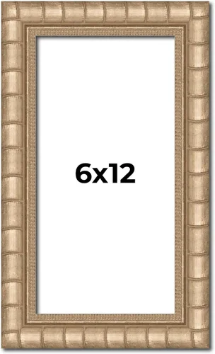 Miniatura 42 de Marco de fotos de madera maciza plateada de 32 x 32 pulgadas de ancho de 1.5 pulgadas Profundidad del marco interior de 0.5 pulgadas Marco