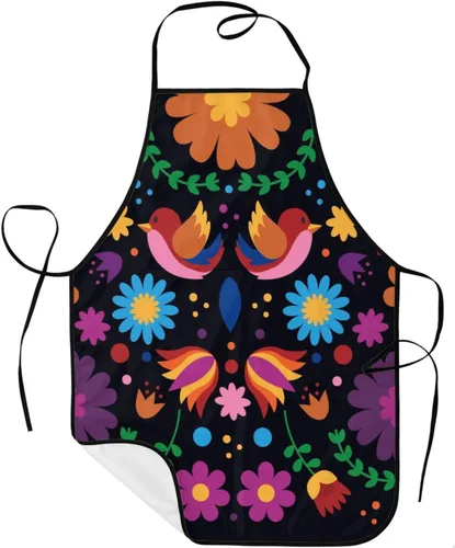 Miniatura 28 de Sigouyinei Delantales para mujeres con bolsillos, delantal para hombres, delantal adecuado para chefs camareros, técnicos de uñas para hornear