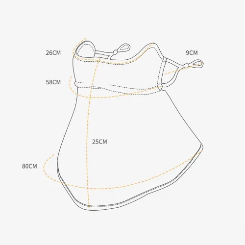 Miniatura 7 de Funda de bufanda facial para cuello protección solar pasamontañas de tela con cintas para las orejas