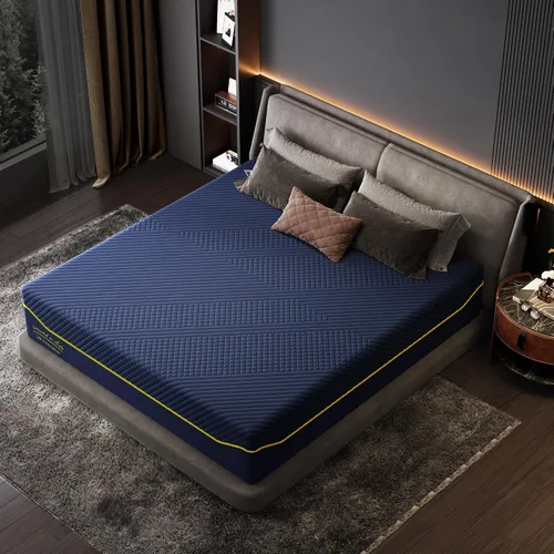 Miniatura 7 de Colchón de espuma viscoelástica de gel tamaño individual de 10 pulgadas para noches frescas y alivio de presión, comodidad de alivio de presión