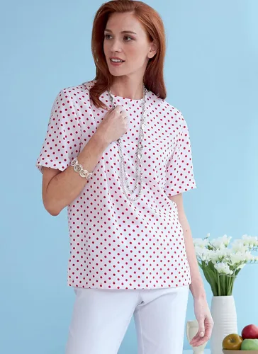 Miniatura 3 de Butterick Patrón de costura R10791 / 6751 - Misses'/Misses' Petite Pullover Tops, Talla: F5 (16-18-20-22-24)