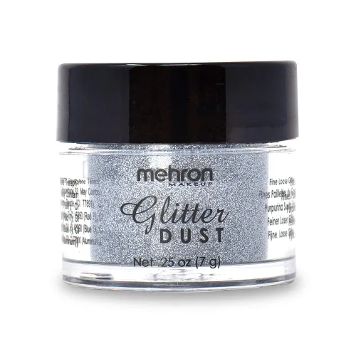 Miniatura 20 de Mehron Makeup Paradise Glitter FX Cosmético profesional para maquillaje y arte Brillantina suelta vibrante y brillante de 0.25 oz (7 g) (negro)
