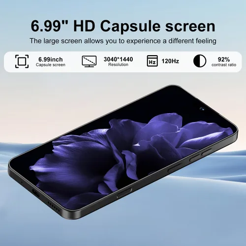Miniatura 4 de 16PM Smartphone: Massive 6.99" FHD+ Screen Epic 7000mAh Battery Life 16+512GB Extreme Speed 108MP Pro Camera Unlocked Android Superior to