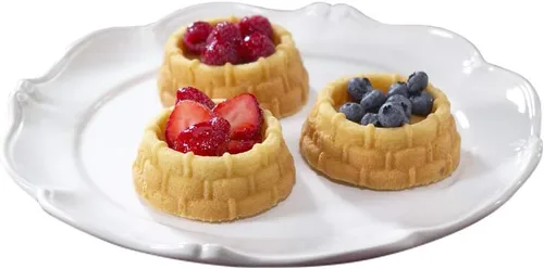 Miniatura 6 de Webake Cestas de tartas para tartas, molde de silicona, molde para pastelitos, magdalenas, muffins, gelatina, moldes para jabón, bandeja para hornear
