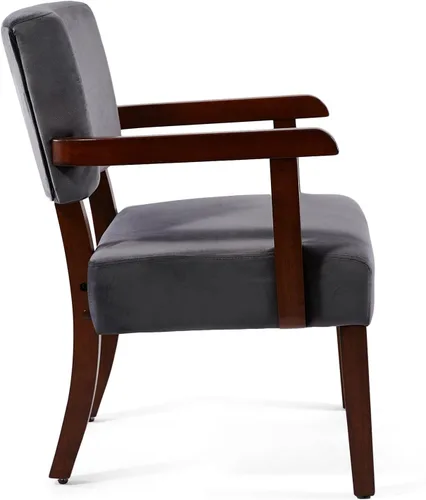 Miniatura 5 de FAGAGA Juego de 2 Sillas de Acento con Mesa, Sillas de Sala de Estar con Asiento y Reposabrazos VelvetSoft para Sala de Estar Dormitorio Sala