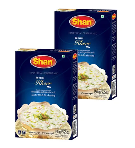 Miniatura 78 de Shan Polvo de crema de mango, 7.05 oz, postre esencial para cualquier ocasión, apto para vegetarianos, bolsa hermética en una caja (paquete de 3)