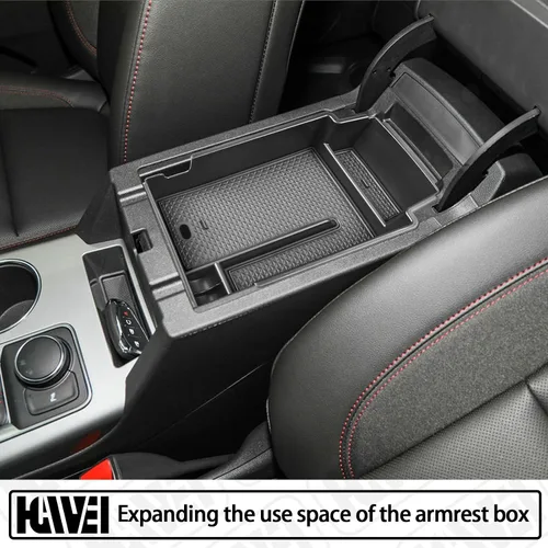 Miniatura 4 de HGWEI Organizador de Consola Central Compatible con Chevy Blazer 2024 2023 2022 2021 2020 2019 Accesorios, Bandeja Insertable de Caja