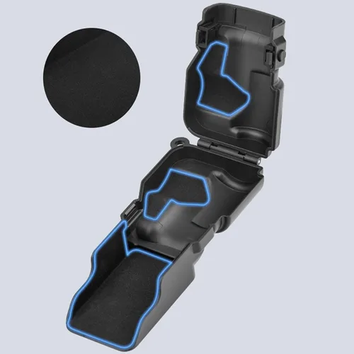 Miniatura 5 de Gugxiom Funda protectora para Osmo 3 Accesorios, Gimbal de plástico Protector de pantalla Tapa protectora de lente (negro)