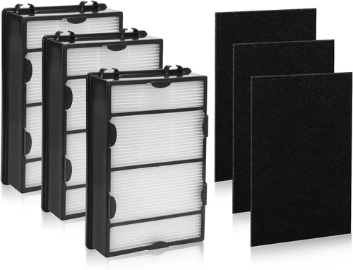 DerBlue 3 filtros HAPF600 de repuesto y 3 filtros previos compatibles con el purificador de aire Holmes HAPF600 HAPF8650 HAP615 HAP625 HAP650,