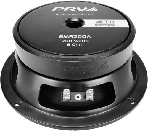 Miniatura 5 de PRV AUDIO Altavoz de rango medio poco profundo de 6.5 pulgadas, 6MR200A, 200 vatios, altavoz delgado de audio para automóvil de montaje poco