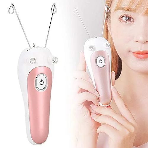 Miniatura 10 de Removedor eléctrico de pelo, depiladora de belleza para mujer, depiladora de algodón para enhebrar, afeitadora de pelo, cara, dispositivo delicado