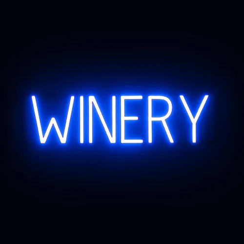Miniatura 27 de SpellBrite Letrero de vino Letrero relacionado con el vino con aspecto de neón, fuente de luz LED roja 15.8 x 6.3 pulgadas Rojo