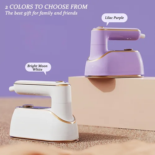 Miniatura 6 de Plancha de vapor de mano, 1200 W de alta potencia, máquina de planchar de doble propósito en seco y húmedo, máquina de planchar con mango giratorio