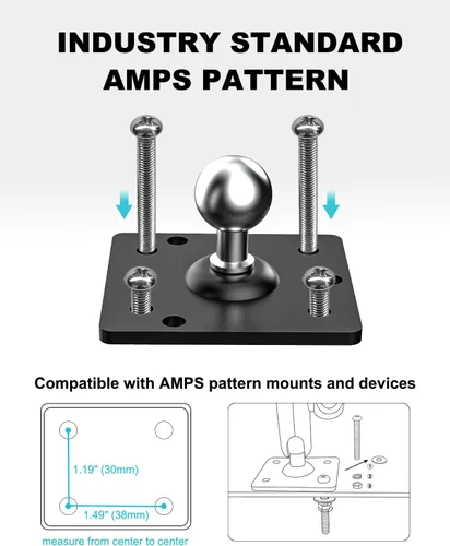 Miniatura 5 de Soporte de seguridad para tableta de automóvil, soporte industrial resistente para tableta con cerradura y llave, soporte antirrobo giratorio