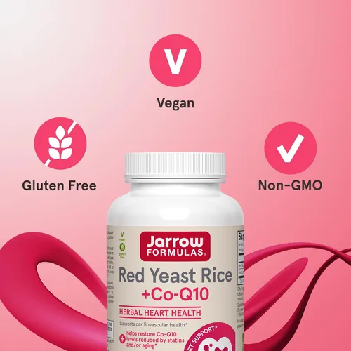 Miniatura 6 de Jarrow Formulas Arroz de Levadura Roja 1200 mg y CoQ10 100 mg por Porción - 120 Cápsulas Vegetales, 60 Porciones - Suplemento Dietético Herbal