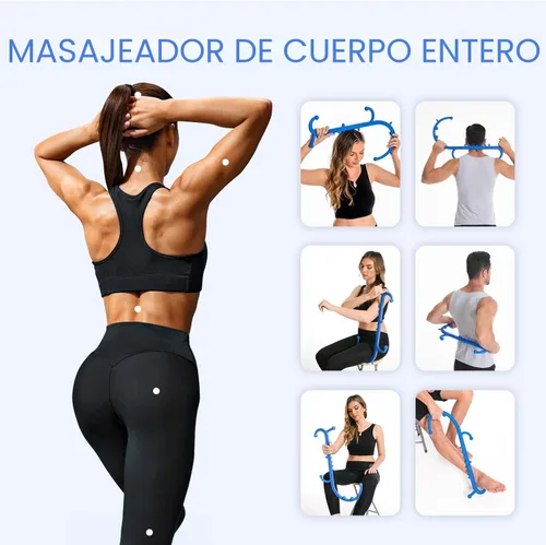 Miniatura 2 de Ranarose Masajeador de Tejido Profundo para Espalda y Cuello - Stick de Masaje para la Espalda para Alivio del Dolor, Removedor de Nudos Musculares