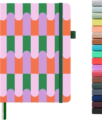 Miniatura 103 de &And Per Se - Cuaderno en blanco, 160 páginas, 5.7 x 8 pulgadas, cuaderno de rayas estrechas con papel grueso para escribir, cuaderno de tapa dura
