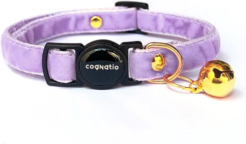 Miniatura 19 de Collares de gato Cognatio de liberación rápida con seguridad, doble terciopelo con campana, disponibles en varios colores, perfectos para tu gatito
