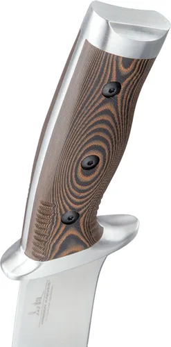 Miniatura 4 de Gil Hibben Tundra Hunter Cuchillo de hoja fija – Hoja de acero inoxidable 420 HC, básculas de mango G10 mecanizadas CNC, pomo de acero inoxidable