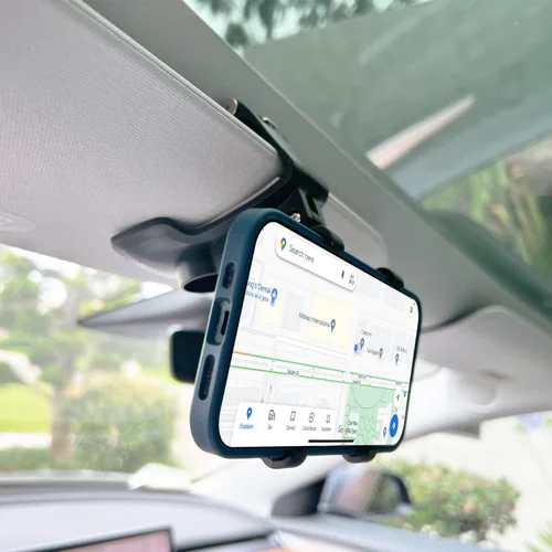 Miniatura 7 de Soporte de teléfono para automóvil, soporte de teléfono celular para automóvil, rotación de 360 grados, soporte de clip para tablero, compatible