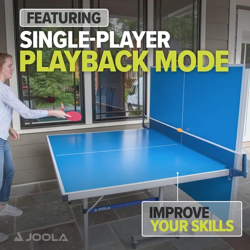 Miniatura 3 de JOOLA NOVA - Mesa de ping pong para exteriores con juego de red impermeable para tenis de mesa - Ensamblaje rápido - Superficie de aluminio