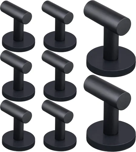 Miniatura 10 de ULIBERMAGNET Ganchos magnéticos fuertes para abrigo, gancho de imanes recubiertos de goma resistente para metal, puerta, parrilla, refrigerador
