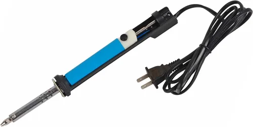 Miniatura 2 de Aramox 30W 2 en 1 Soldador eléctrico y bomba de desoldadura, herramienta de reparación de aleación de aluminio con protección a tierra