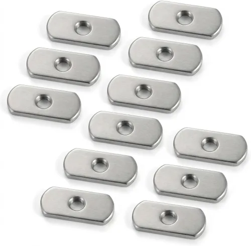 9001 1/4"-20 Threaded Centered Kayak Knob Nuts Hardware, Kayak Rail Track Screws Track Nuts, Stainless Steel Kayak Screws, Outdoor Parts Tool Rails