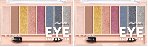 Miniatura 14 de COVERGIRL - Sombra de ojos Eye Enhancers 1-Kit, fórmula sedosa y transparente, aplicador de doble extremo, 100% libre de crueldad animal Azul